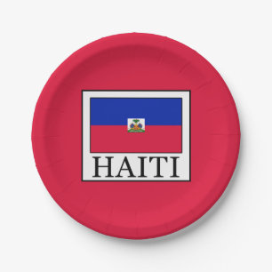 Haiti Paper Plate