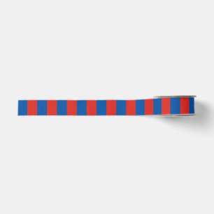 Haiti Paris flag stripes symbol pattern red blue b Grosgrain Ribbon