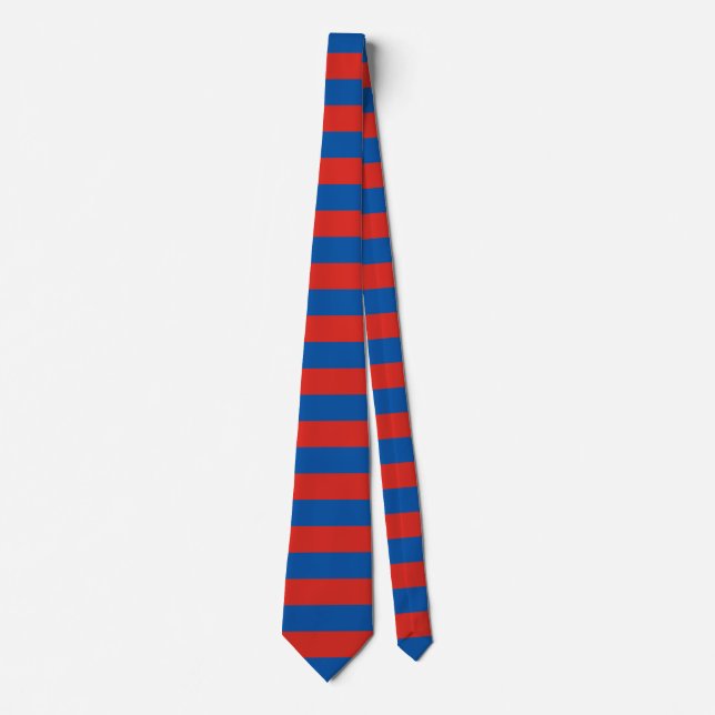 Haiti Paris flag stripes Tie (Front)