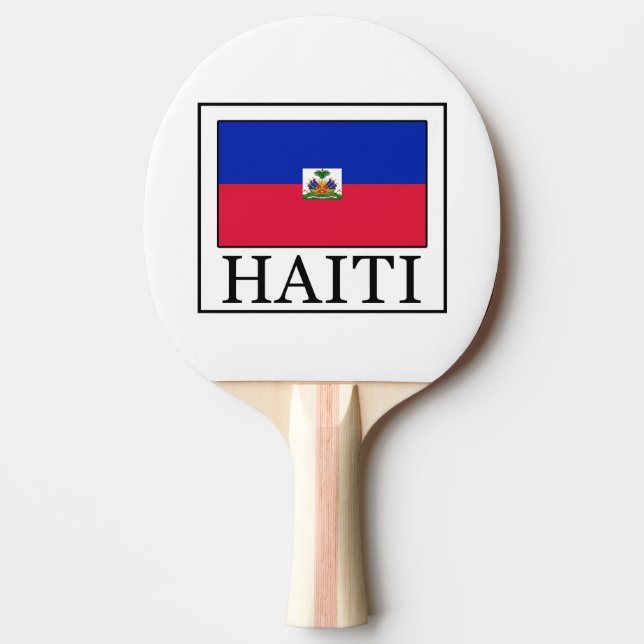 Haiti Ping Pong Paddle (Front)