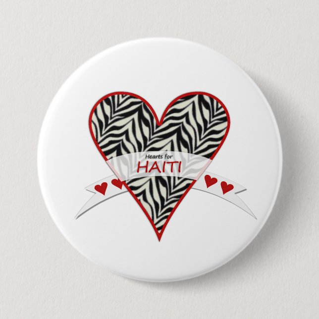 Haiti Relief Valentine Buttons (Front)