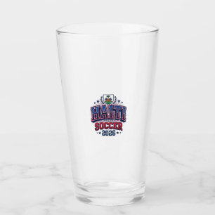 Haiti Soccer 2026 Soccer Bold Country Typography C Glass