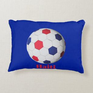 Haiti Soccer Decorative Cushion