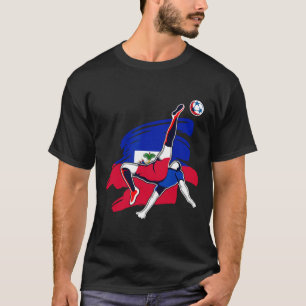Haiti Soccer Fans Jersey Pride Proud Haitian Footb T-Shirt