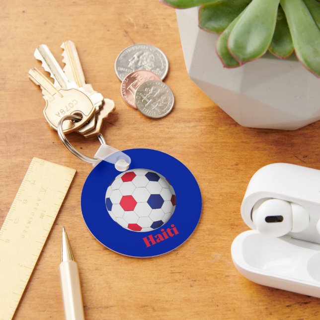 Haiti Soccer Key Ring (Desk)