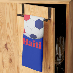 Haiti Soccer Tea Towel