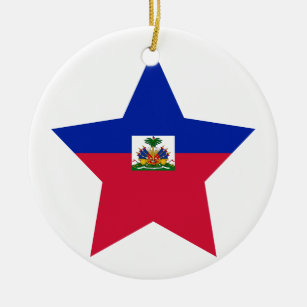 Haiti Star Ceramic Tree Decoration