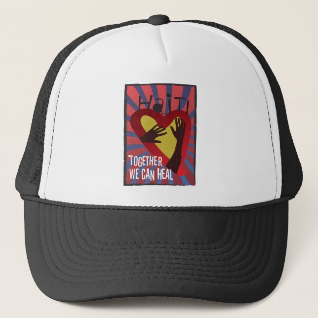 HAITI - Together We Can Heal Trucker Hat (Front)