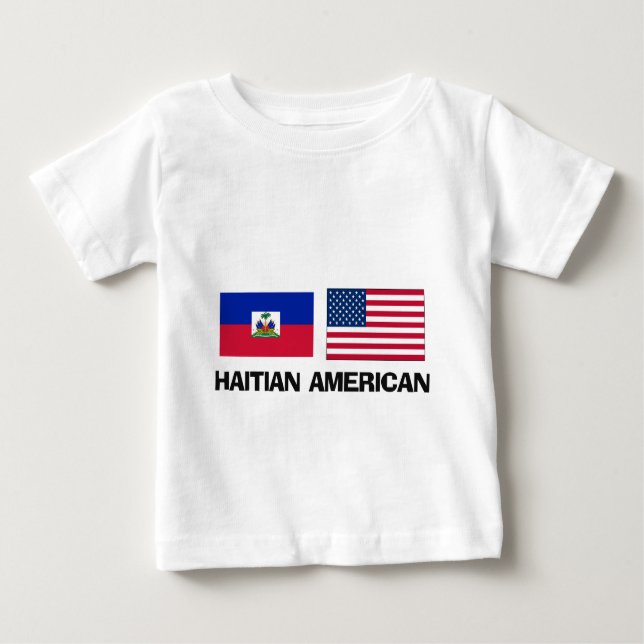 Haitian American Baby T-Shirt (Front)