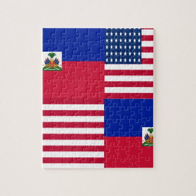 HAITIAN-AMERICAN JIGSAW PUZZLE (Vertical)