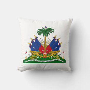 Haitian Coat of Arms (Haiti) Cushion