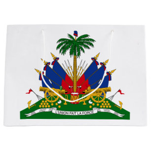 Haitian Coat of Arms (Haiti) Large Gift Bag