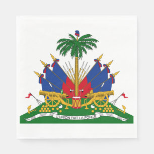 Haitian Coat of Arms (Haiti) Napkin