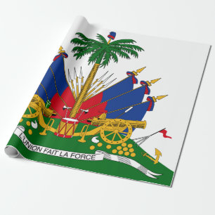 Haitian Coat of Arms (Haiti) Wrapping Paper