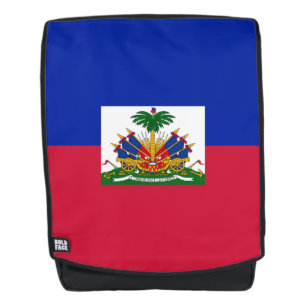 Haitian flag backpack