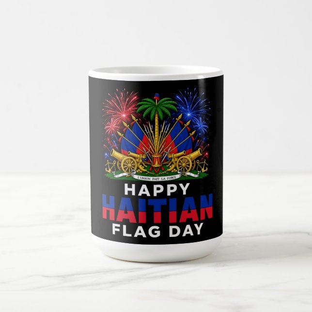 Haitian Flag Day Pride – Ayiti Design Coffee Mug (Center)