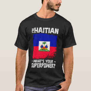 Haitian Flag Graphic For Haiti Lover T-Shirt