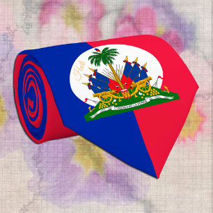 Haitian Flag & Haiti business, patriot / fashion Tie