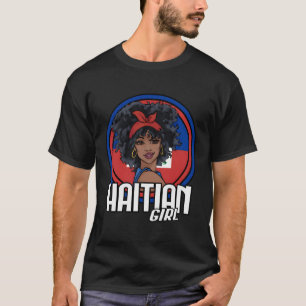 Haitian Girl Haiti Flag Gift T-Shirt