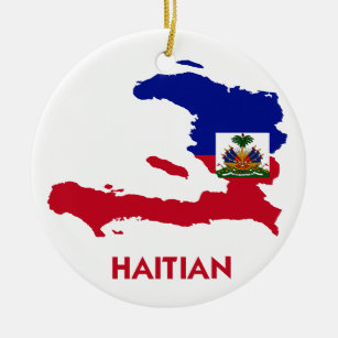 HAITIAN MAP CERAMIC TREE DECORATION