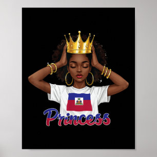 Haitian Princess Haiti Independence Flag Day 1804 Poster