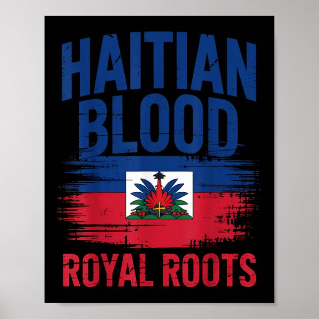 Haitian Roots Haiti Flag Day  Poster (Front)