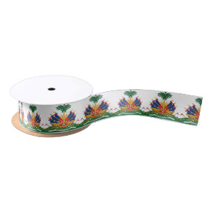 Haiti's Coat of arms Satin Ribbon