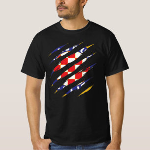 Hajduk Split Hrvatska Torcida Croatian Football T-Shirt