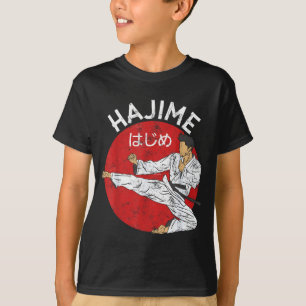 Hajime Japanese Culture Martial Arts Wrestling T-Shirt