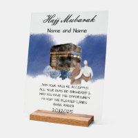 Hajj Mubarak acrylic