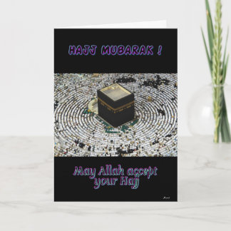 Hajj Mubarak Card