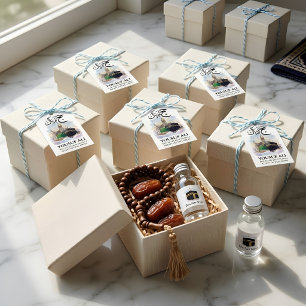 HAJJ MUBARAK MECCA MADINA WATERCOLOR GIFT TAGS