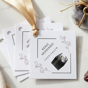Hajj Mubarak Personalised Islamic Gift Tag Kaaba