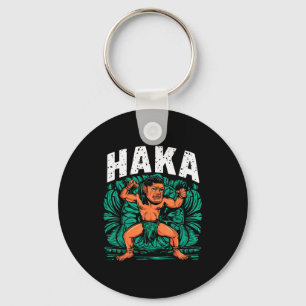 Haka Dance Funny Maori Dance Culture Outfit  Key Ring
