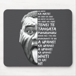 Haka New Zealand Maori New Zealand Fans Rugby  Mouse Pad