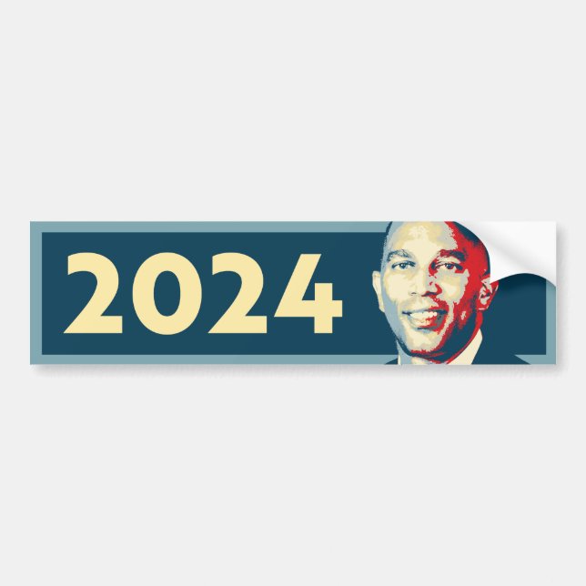 Hakeem Jeffries 2024 Bumper Sticker (Front)