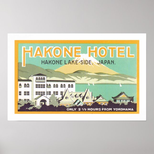 Hakone Hotel (white) Poster (Front)