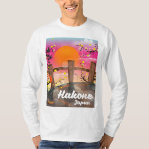 Hakone japan blossom poster. T-Shirt