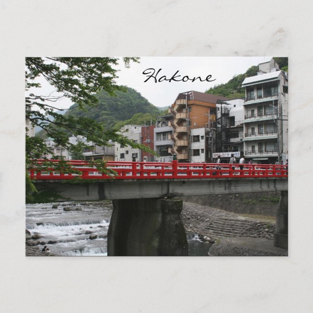 hakone red bridge postcard (Front)