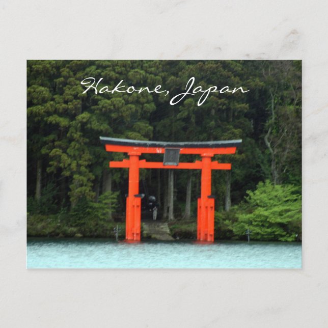 hakone red torii postcard (Front)