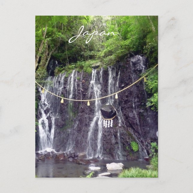 hakone waterfalls postcard (Front)