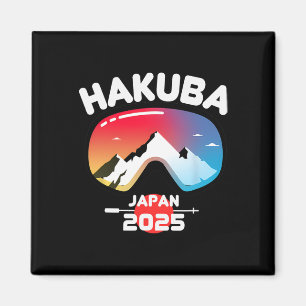 Haku Japan Skiing And Snowboarding Adventure 2025  Magnet