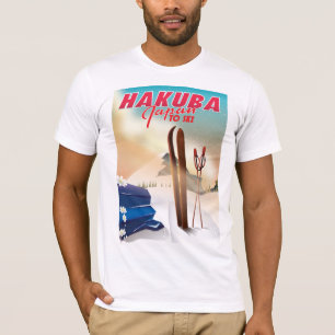 Hakuba Japanese travel poster. T-Shirt