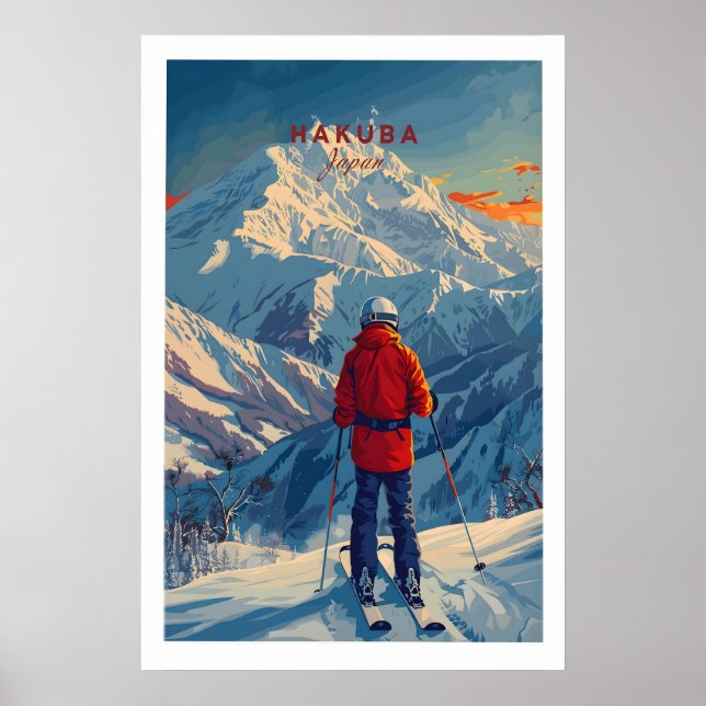 Hakuba Ski Poster 1 (Front)