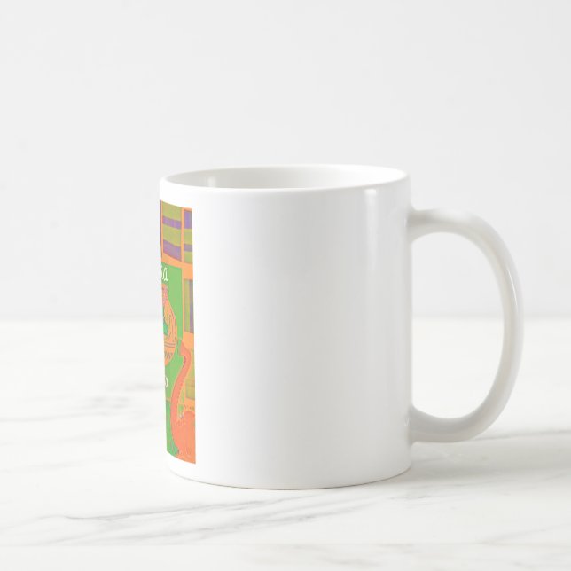 Hakuna Giraffe Art Print Coffee Mug (Right)