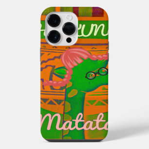 Hakuna Giraffe Art Print iPhone 14 Pro Max Case