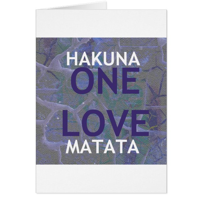 HAKUNA MATATA (Front)