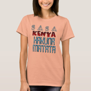 Hakuna Matata 3D Art Print T-Shirt