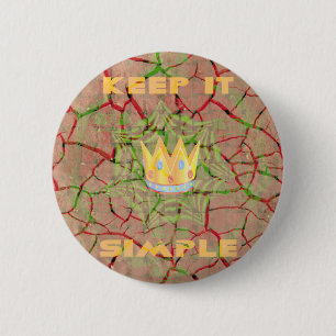 Hakuna matata 6 cm round badge