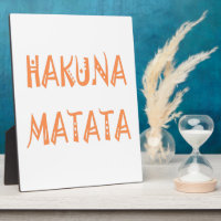 Hakuna Matata – African Tribal Text Art